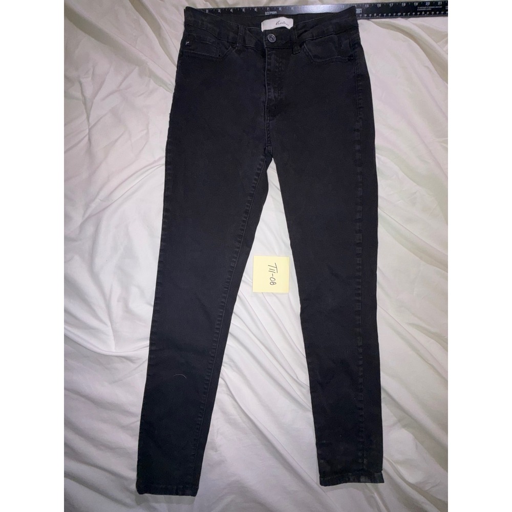 Kancan Women Black High Rise Skinny Jeans Size 9 28 KC6009BK T11-08